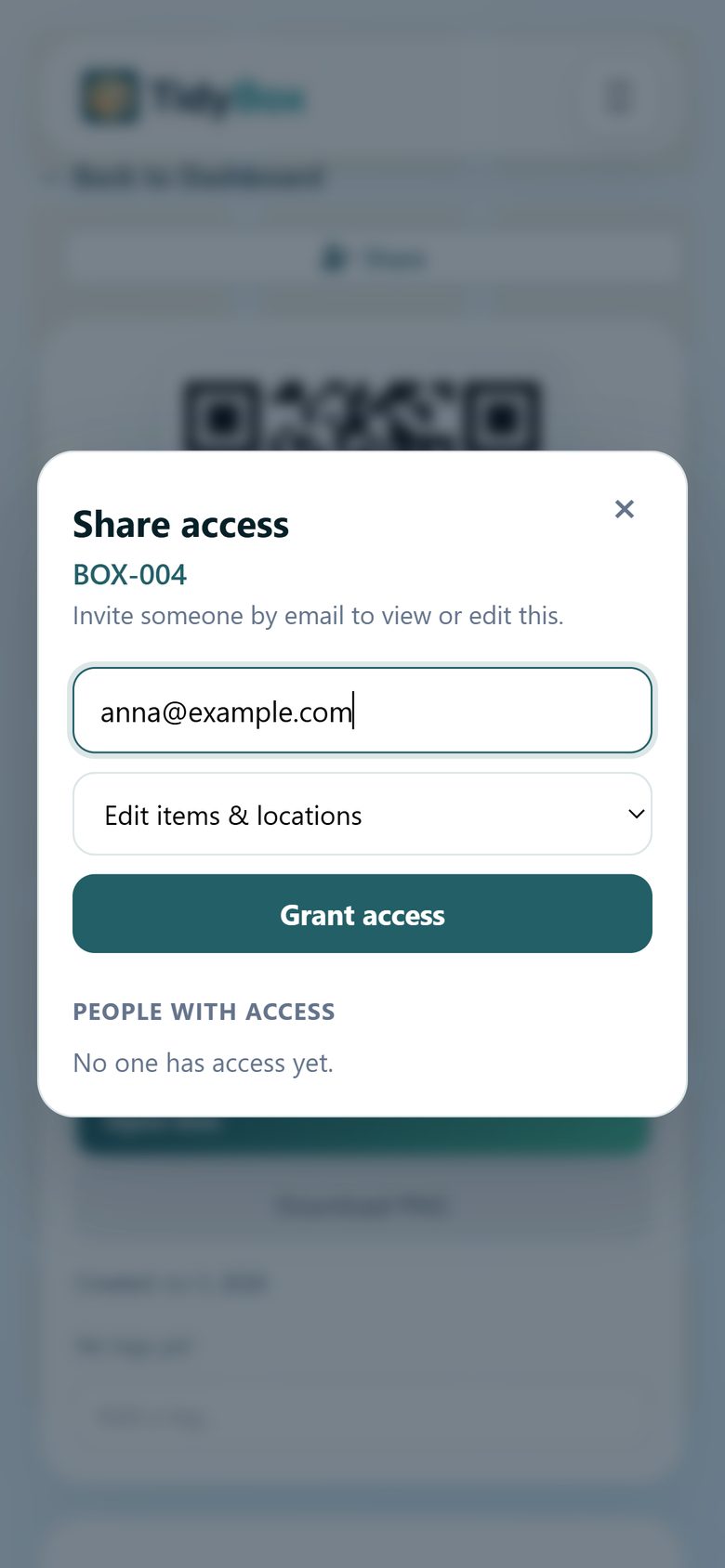 Invite people by email